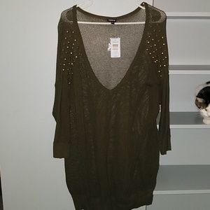 Torrid military sweater